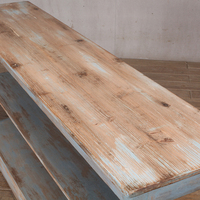Fabrication OEM, table en bois massif artisanale Wabi-Sabi, sur mesure, écologique, haut de gamme, luxe, usage domestique et commercial.