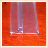 Porte-étiquettes en PVC extrudé pour bande de données, longueur 1000 mm, épaisseur 0,6 mm, Te39