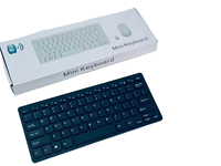 Ensemble Cadeau de Bureau Promotionnel : Mini Clavier USB Sans Fil et Souris Exquise – Idéal pour le Bureau (En Stock)