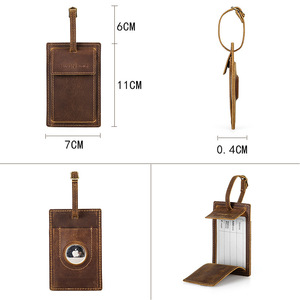 Étui en cuir vintage pour Airtag, accessoires de boucle, porte-<span class=keywords><strong>carte</strong></span> de protection, avion, airTag - Product Image 6