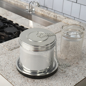 Hiện Đại Biểu tượng tùy chỉnh 304 thép không gỉ trà Infuser trà lọc và lọc cho trà lỏng - Product Image 1