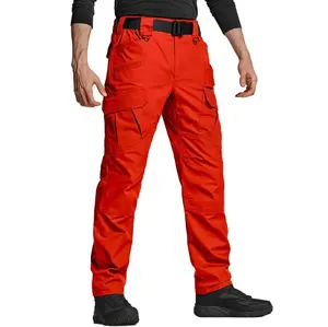ZNA OEM Double Knee Water Resistant Cargo pants trousers Outdoor Hiking Men Stretch Flex Tactical Work Pants