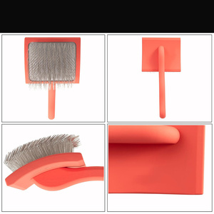 Long Wood <b>Pet</b> Slicker <b>Brush</b> for Dogs & Cats Eco-Friendly Soft Massage Grooming Professional Use - Product Image 2