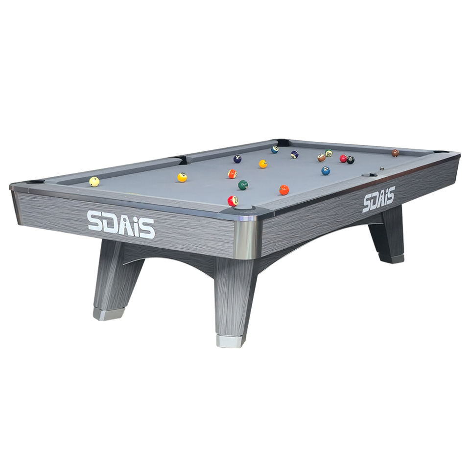 Commercial 9FT Snooker & Pool Table SDAIS X5 American Billiard Table ...
