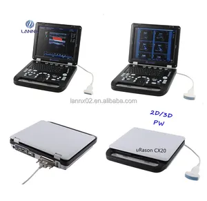 LANNX uRason CX20 Transporte rápido médico Aplicação ultra-sônica diagnóstico 128 permanentes PW color doppler Ultrassom Machine