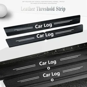 Car Door Threshold Sill Protective Stickers for Vw Volkswagen Fox Logo 2016 2017 2018 2019 2020 2021 Trunk Bumper Guard Decals