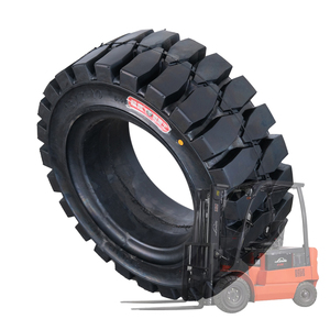 नई टैफू उच्च गुणवत्ता रखरखाव मुक्त गैर बर्स्टिंग मजबूत काले रबर ठोस फोर्कलिफ्ट टायर 4.00-8 1 वर्ष की वारंटी - Product Image 6