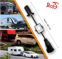 Anhänger adapter mit Konverter US 7-Wege-Anhängerstecker an EU 13-poliger Sockel licht adapter 7-poliger auf 13-poliger Anhänger anschluss