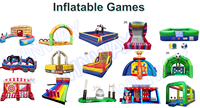 Outdoor-Mietspiel: Aufblasbares Axtwurfspiel für Karneval und Sportveranstaltungen, Umweltfreundliches PVC-Material, 5x5m Größe für Erwachsene und Kinder