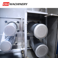 Rouleau chauffant chromé FDY PP pour filature, avec acier allié, pour machine à filer 1000D, production de 84 kg/h