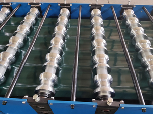 Tự động tráng men ngói cuộn tạo thành máy hiệu quả cao mái ngói làm cho thiết bị nặng bằng kính mái ngói - Product Image 4