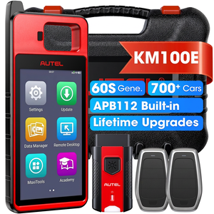 Kit Générateur de Clés Universel Autel MaxiIM KM100 KM100E KM100X KM 100 avec Lecture, Écriture, Clonage de Transpondeur et Outil de Renouvellement d'Immobilisation - Product Image 1
