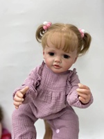 Énorme corps en vinyle, poupée populaire de haute qualité, visage doux, Reborn, bébé fille, cadeau d'anniversaire et de noël