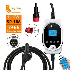 Nouvelle station de recharge portable pour VE 32A, Type 2 IEC 62196-2, chargeur rapide AC Niveau 2 22KW, garantie 24 mois, câble de 5 mètres - Product Image 3