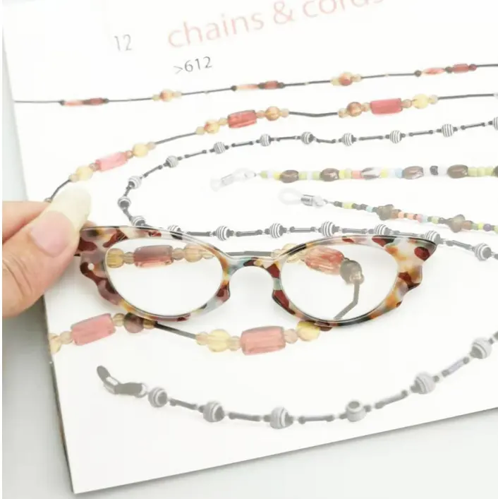 Qualità di disegno di modo attaccatura del collo corda bifocale occhiali da lettura senza braccia