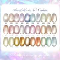 Esmalte de Uñas en Gel Westink Lunar Blush Cat Eye, Botella de 15 ml, Gel UV para Uñas de Salón, Esmalte de Uñas en Gel Cat Eye con Brillo Magnético para 2 Semanas