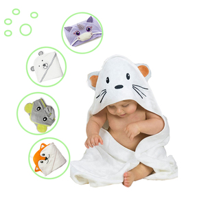 En gros bambou bio à capuche bébé serviette et <span class=keywords><strong>gant</strong></span> de <span class=keywords><strong>toilette</strong></span> - Product Image 1