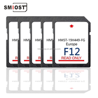 SMIOST CID Change para Micro GPS Car Android Sistema de navegación Tarjeta SD para Ford F12 64GB Europe Transit S Max
