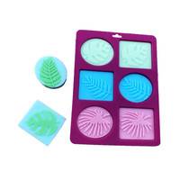 Moule à savon en silicone fait main, forme rectangulaire d'arbre, outil de pâtisserie, bac à glaçons de qualité alimentaire pour créations artisanales