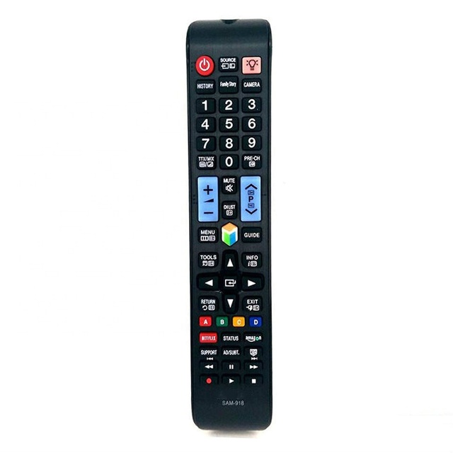 SAM-918 Universal Replacement Remote Control for Samsung LCD TV Smart TV Netflix Video Recording Remote Controller