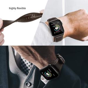 <span class=keywords><strong>Bracelet</strong></span> de Montre en <span class=keywords><strong>cuir</strong></span> <span class=keywords><strong>Homme</strong></span> femme Remplacement <span class=keywords><strong>Apple</strong></span> iWatch <span class=keywords><strong>Watch</strong></span> Series 5 4 3 2 1 Bande de Sangle - Product Image 4