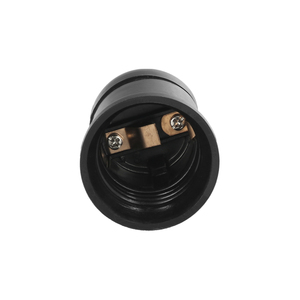 Portalampada E-27 a vite da 4 Ampere, nero. - Product Image 3