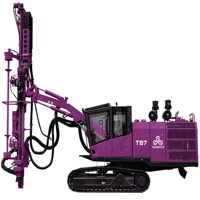 Equipo de Perforación de Roca Dura con Martillo Superior, Máquina Perforadora de Minería sobre Orugas