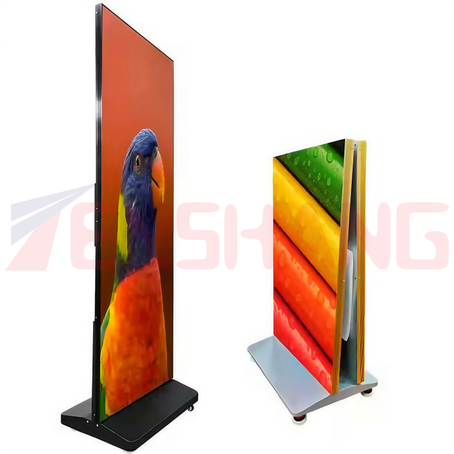 Indoor Vertical Full Color Digital Signage and Display P1.8 P2 P2.5 Led Poster Video Screen With Battery