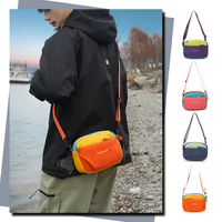 Bolso Bandolera Mini Unisex Personalizado al por Mayor con Logotipo, de Moda, Impermeable, de Nailon, Casual, Multifuncional, para Teléfono
