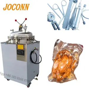 Kolay kullanım küçük tıbbi otoklav gıda sterilizatörleri mantar substrat sterilizasyon makinesi