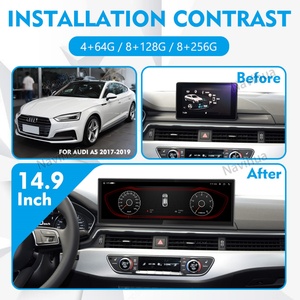 Autoradio GPS Navigation Multimédia Lecteur DVD de Voiture Écran IPS 3K 14,9 Pouces Android pour Audi A4 A5 2017-2019 - Product Image 5