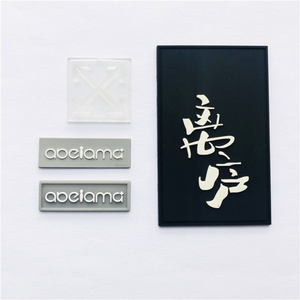 Custom Shape OEM Embossed 3D Soft Rubber PVC Label <b>Plastic</b> Silicone Morale Patches Logo - Product Image 3