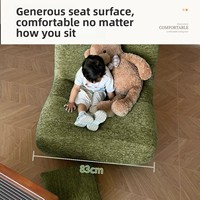 Fauteuil à bascule moderne en métal avec éponge haute densité, confortable et idéal pour le salon, le balcon et la maison