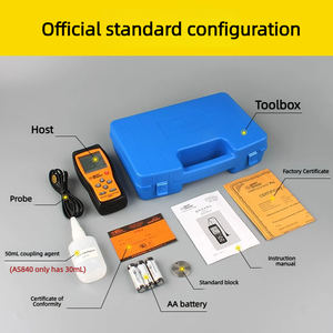 Jauge d'épaisseur ultrasonique numérique intelligente AS840 AS850 AS860 pour le test non destructif des murs métalliques et en acier - Product Image 5