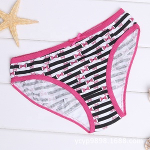 Venta al por mayor 100% de impresión de algodón niños <span class=keywords><strong>ropa</strong></span> interior/<span class=keywords><strong>ropa</strong></span> de impresión de dibujos animados chica bragas - Product Image 2