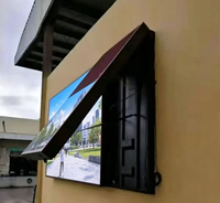 Armoire d'affichage LED extérieure à service frontal, en aluminium moulé sous pression, modulaire, installation rapide, mur vidéo LED P2 P2.5