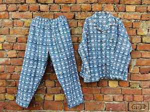 Ensemble de pyjama en coton imprimé à la main pour femmes, tissu léger et respirant, idéal pour se détendre à la maison et pour la nuit - Product Image 3