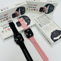 2025 nuevo reloj inteligente ZW9max Logotipo de carga inalámbrica hombres mujeres para todos los teléfonos