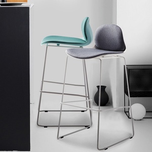 Brand New Modern Design Office Chair <b>Leather</b> Swivel <b>Bar</b> Back <b>Stools</b> with Lift Kitchen Island <b>Stools</b> Mesh Material for Office Use - Product Image 2