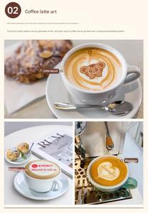 |    EVEBOT Printpen Impresora <span class=keywords><strong>de</strong></span> Alimentos Digital Portátil <span class=keywords><strong>con</strong></span> <span class=keywords><strong>Tinta</strong></span> Comestible para Impresión en Cualquier Superficie sobre Pasteles, Cócteles, Café y Macarons - Product Image 3