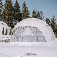 Haute sécurité en plastique gonflable clair Glamping Cottage jardin bulle dôme enfants Camping tente