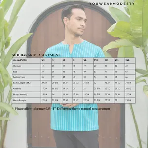 ผู้ผลิตเสื้อเชิ้ตชายสไตล์พื้นเมืองลายทางสีเขียวอมฟ้าทรงสมาร์ทฟิตแขนสั้นแบบลำลองจากมาเลเซีย รับผลิตเสื้อผ้าแบบ OEM สไตล์ทางการ - Product Image 5