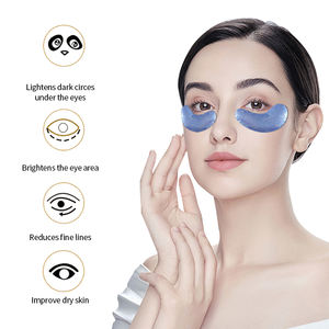 Masque en gros bio végétalien aux herbes pour les cernes et les poches sous les yeux, patchs de collagène cristallins sous les yeux - Product Image 4