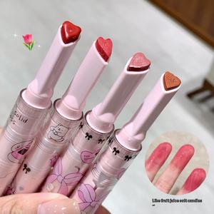 Gloss à lèvres solide Shiya, effet miroir, eau légère, lèvres dessinées au trait, gel hydratant, blanc, effet liftant, couleur durable, transparent, 2g - Product Image 2