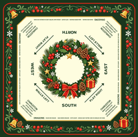 Tapis de mahjong américain portable, carré de 80 cm, épaissi, antidérapant, réduction du bruit, tapis de table de mahjong pour une utilisation en intérieur et en extérieur