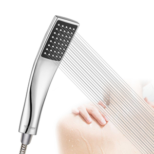 <span class=keywords><strong>Pommeau</strong></span> de <span class=keywords><strong>douche</strong></span> à main à économie d'eau à fonction unique en ABS chromé <span class=keywords><strong>économique</strong></span> Leelongs - Product Image 1