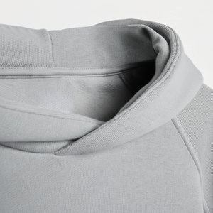 เสื้อฮู้ดแขนแร็กแลนผ้าฝ้ายหนาพิมพ์ลายโลโก้ได้ตามต้องการสำหรับผู้ชายผ้า100% - Product Image 2