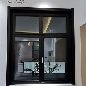 Ventana de aluminio de estilo abierto abatible para área fría con certificado PHI - Product Image 1