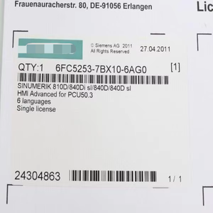 1 Stück brandneues Original 810 d840di Sl840d840d <span class=keywords><strong>Software</strong></span> lizenz 6fc5253-7bx10-6ag0 Plc Industrial Automation - Product Image 2