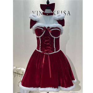 Costume da Coniglietta <span class=keywords><strong>Sexy</strong></span> per Adulti Senza Spalline per Natale Europeo e Americano, Abito per <span class=keywords><strong>Cosplay</strong></span> e Feste di Carnevale, Prodotto in Cina ODM - Product Image 3